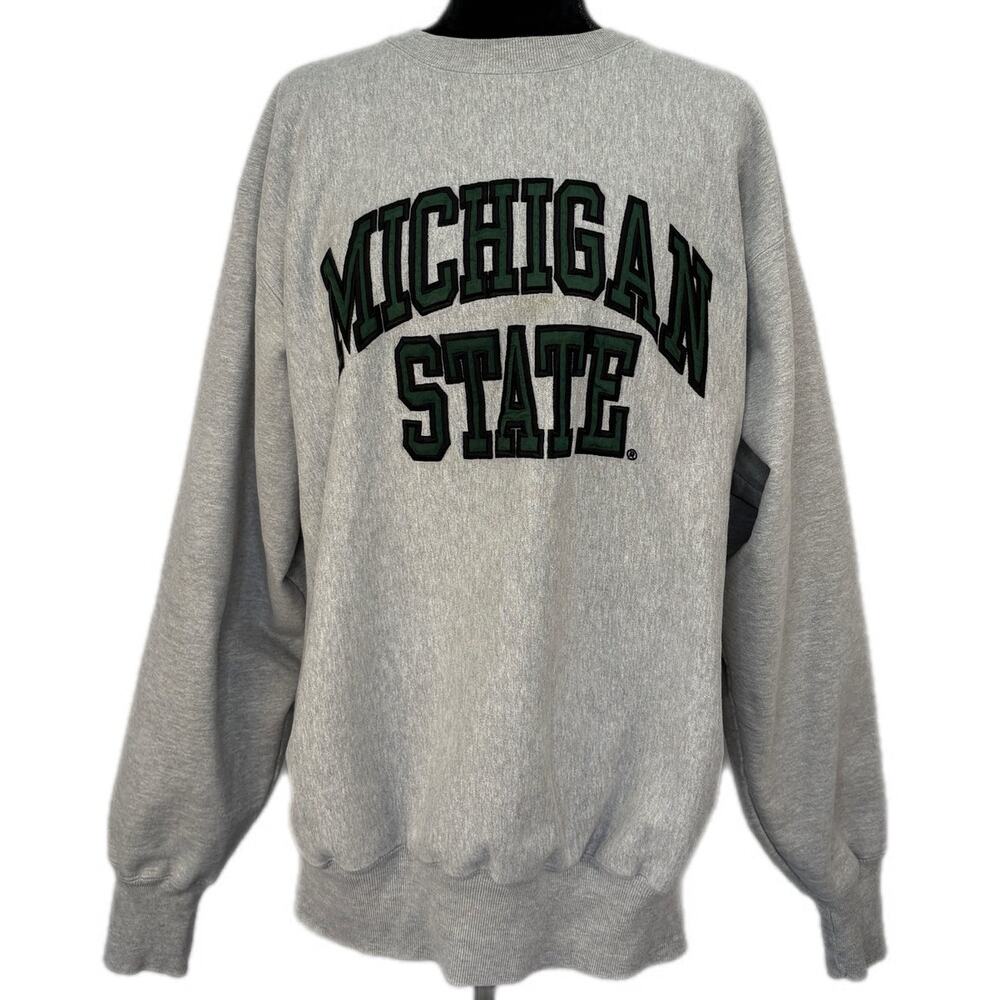 Steve & Barry's Michigan State Crewneck Sweatshirt - Adult Size XL